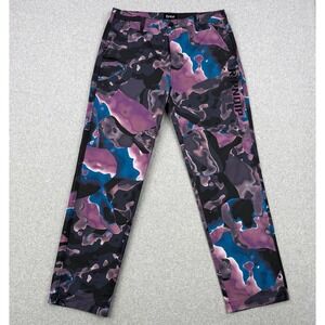 RIPNDIP Pants Mens 34x30 Purple Blue Camo Cotton Ripstop Lord Nermal Skate